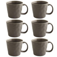 Thumbnail for Fairmont & Main Mugs - Vie Naturelle Grey (Set of 6) VEG38 - liquidation.store