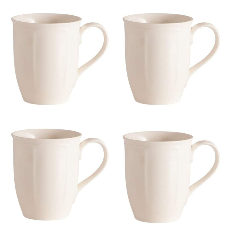 Fairmont & Main Mugs - Vintage Cream (Set of 4) VT38 - liquidation.store
