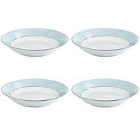 Thumbnail for Fairmont & Main Pasta Bowls - Blue/White Cheltenham (4 Pack) CH15 - liquidation.store