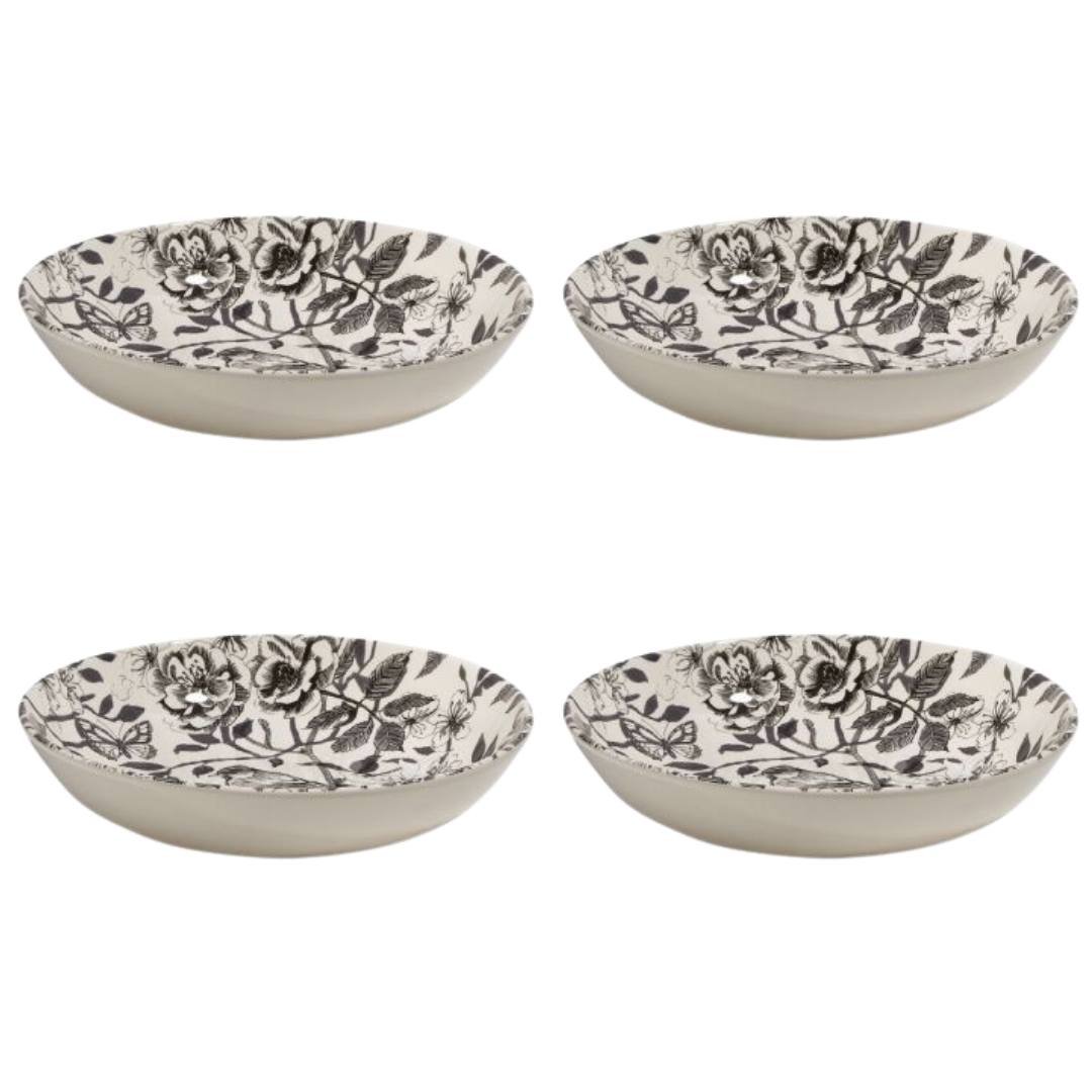 Fairmont & Main Pasta Bowls - Wild Rose (Set of 4) WR15 - liquidation.store