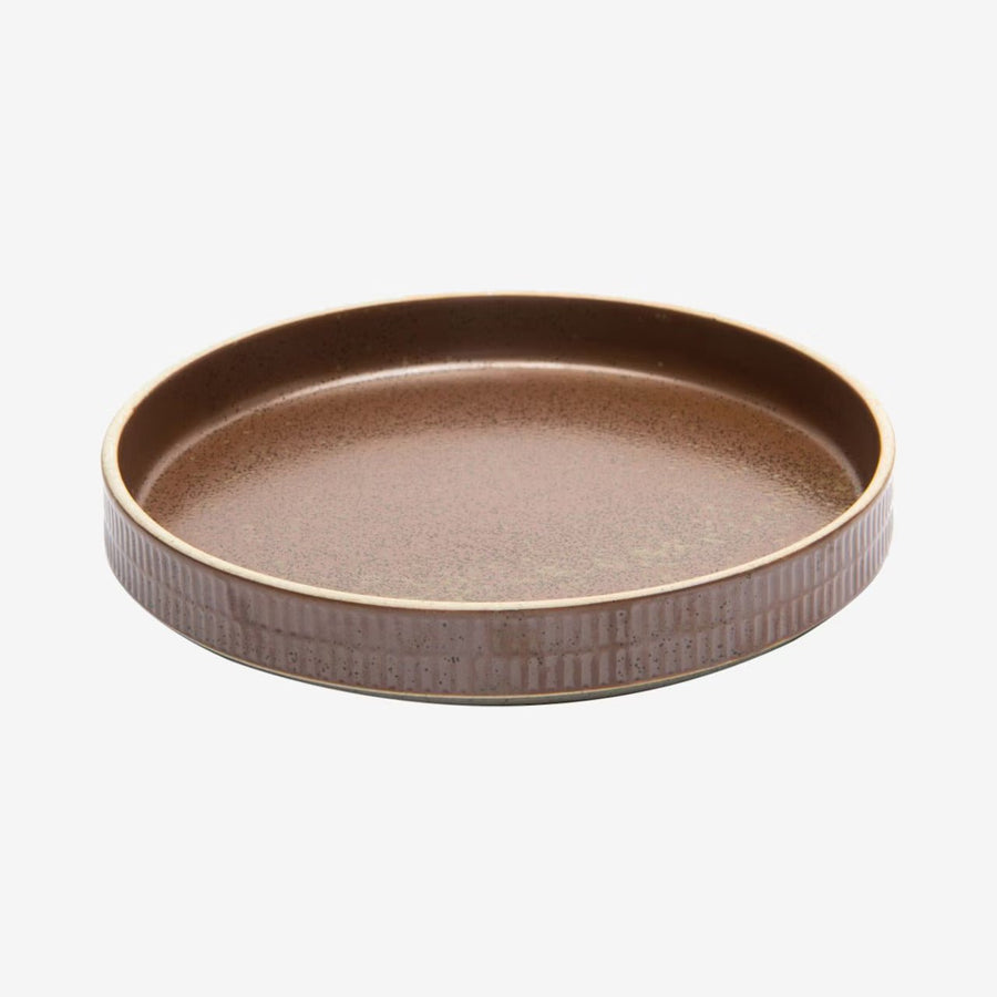 Fairmont & Main Raw Earth Dishes 18.5cm - Set of 4 (Mocha) - liquidation.store