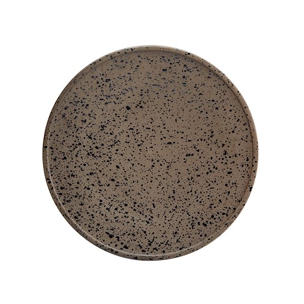 Fairmont & Main Raw Plate 25.5cm Granite (4 Pack) - liquidation.store
