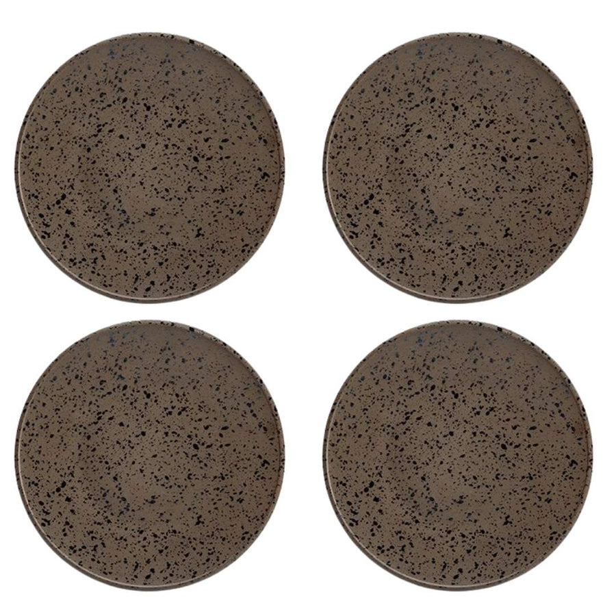 Fairmont & Main Raw Plates 21cm Granite (Set of 4) - liquidation.store