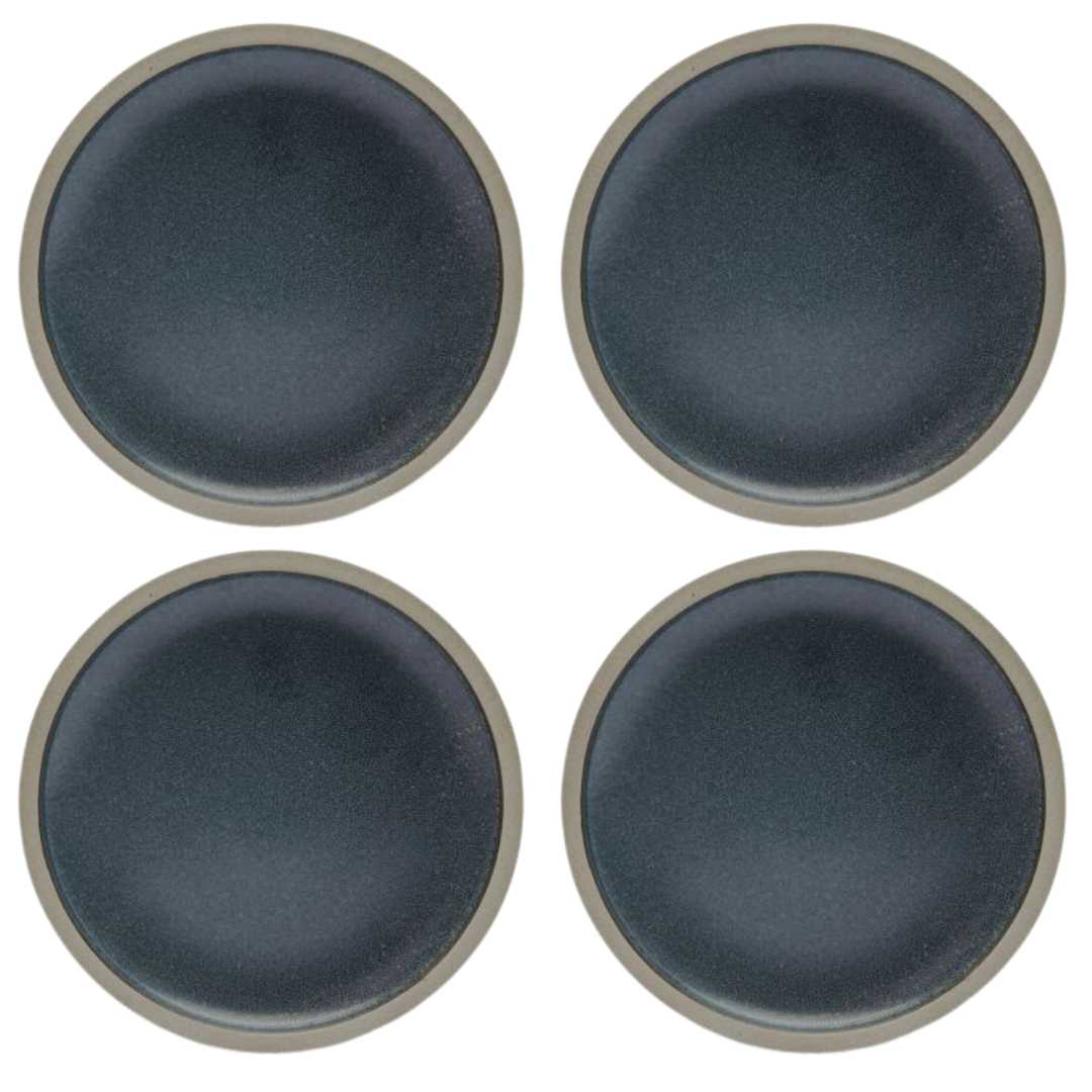 Fairmont & Main Raw Plates 21cm Ocean (Set of 4) RWO03 - liquidation.store
