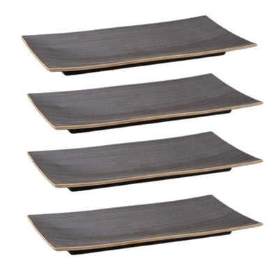Fairmont & Main Raw Platters 23cm Slate - Set of 4 (RWS99S) - liquidation.store
