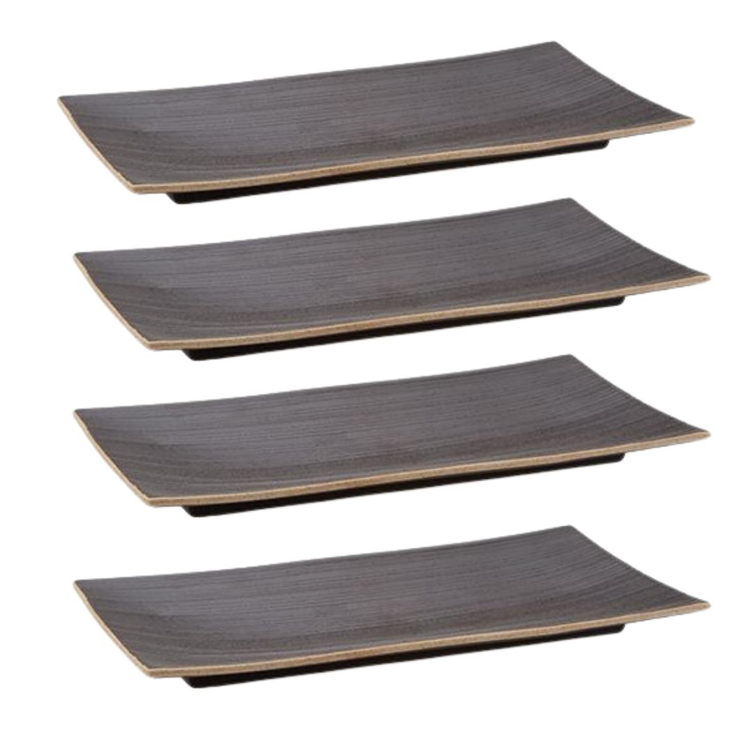 Fairmont & Main Raw Platters 23cm Slate - Set of 4 – liquidation.store