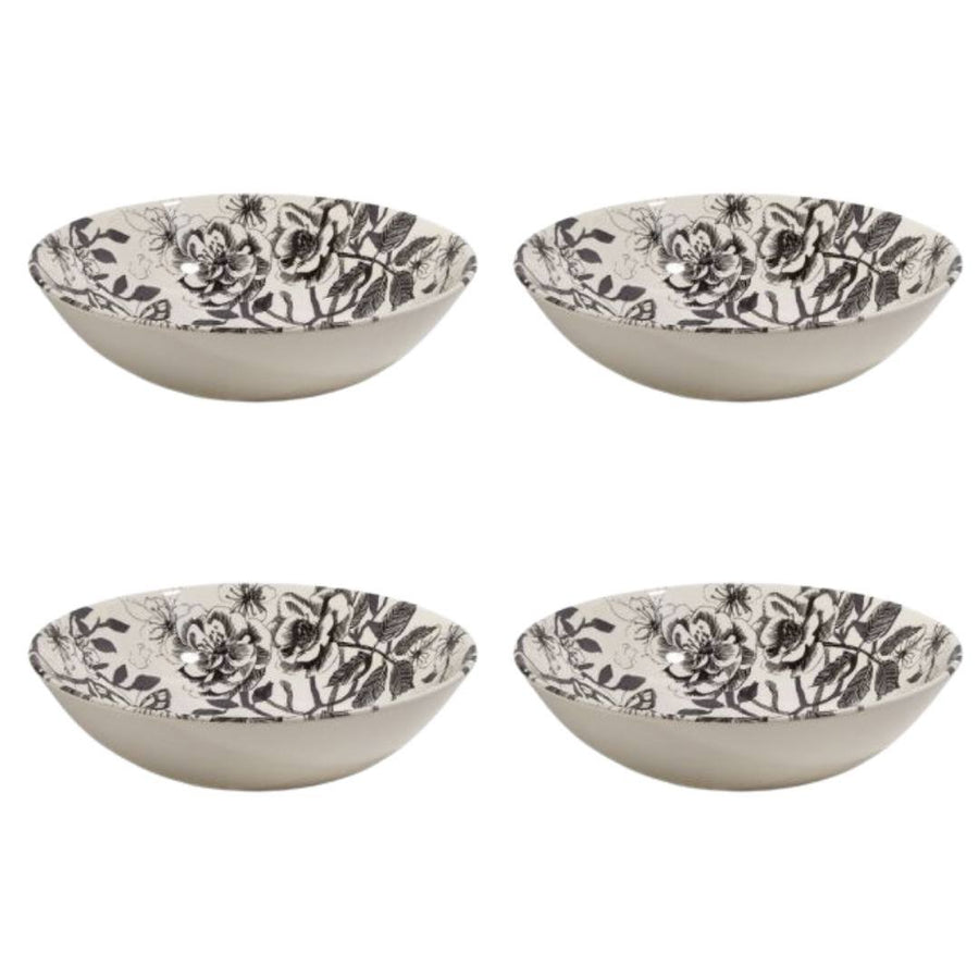 Fairmont & Main Soup/Cereal Bowl - Wild Rose (Set of 4) WR04 - liquidation.store