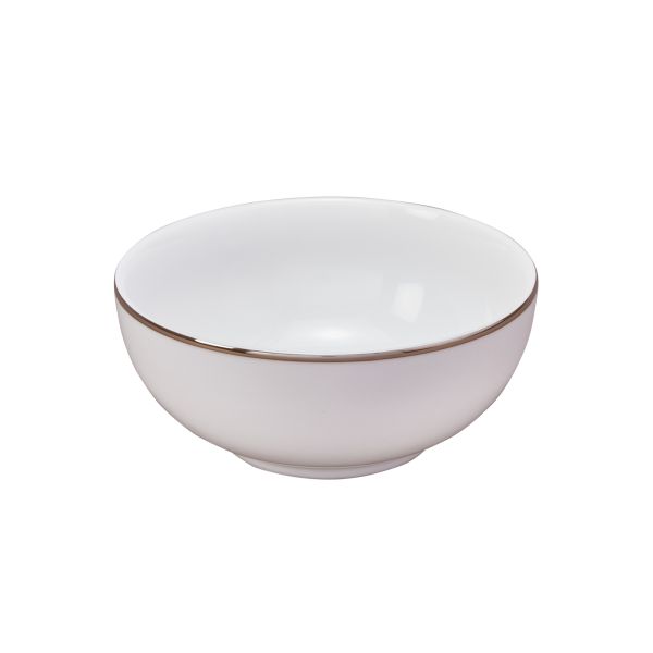 Fairmont & Main Soup/Cereal Bowls - White Porcelain (Set of 4) - liquidation.store