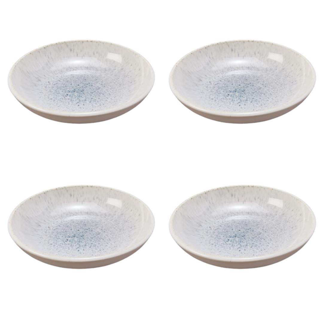 Fairmont & Main Soup/Pasta Bowls - Blue - Grey Speckled (Set of 4) - liquidation.store