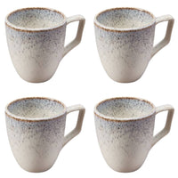 Thumbnail for Fairmont & Main Tea/Coffee Mugs - Blue/Grey Speckled (X4) - liquidation.store
