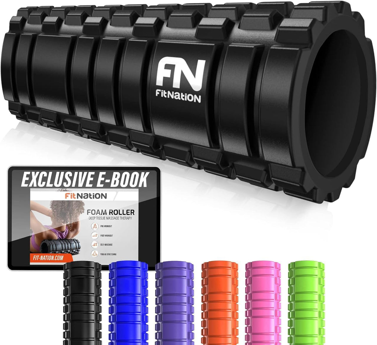 Fit Nation Foam Roller for Muscle Massage - liquidation.store