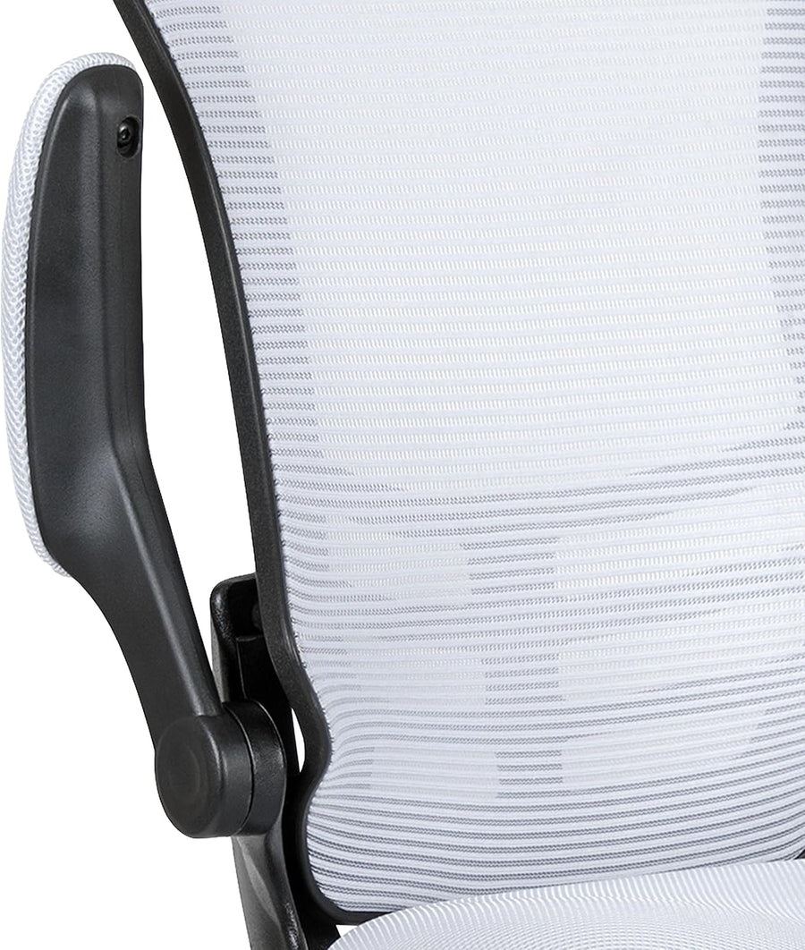 Flash Furniture Drafting Chair - White Mesh - liquidation.store