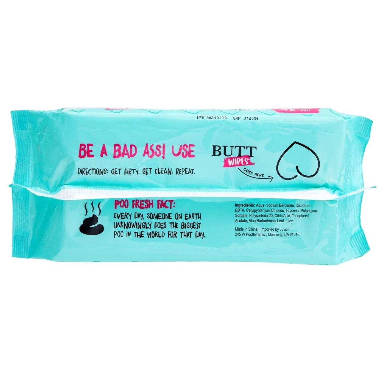 Flushable Butt Wipes - 10 Pack (Aloe Vera Scented) - liquidation.store