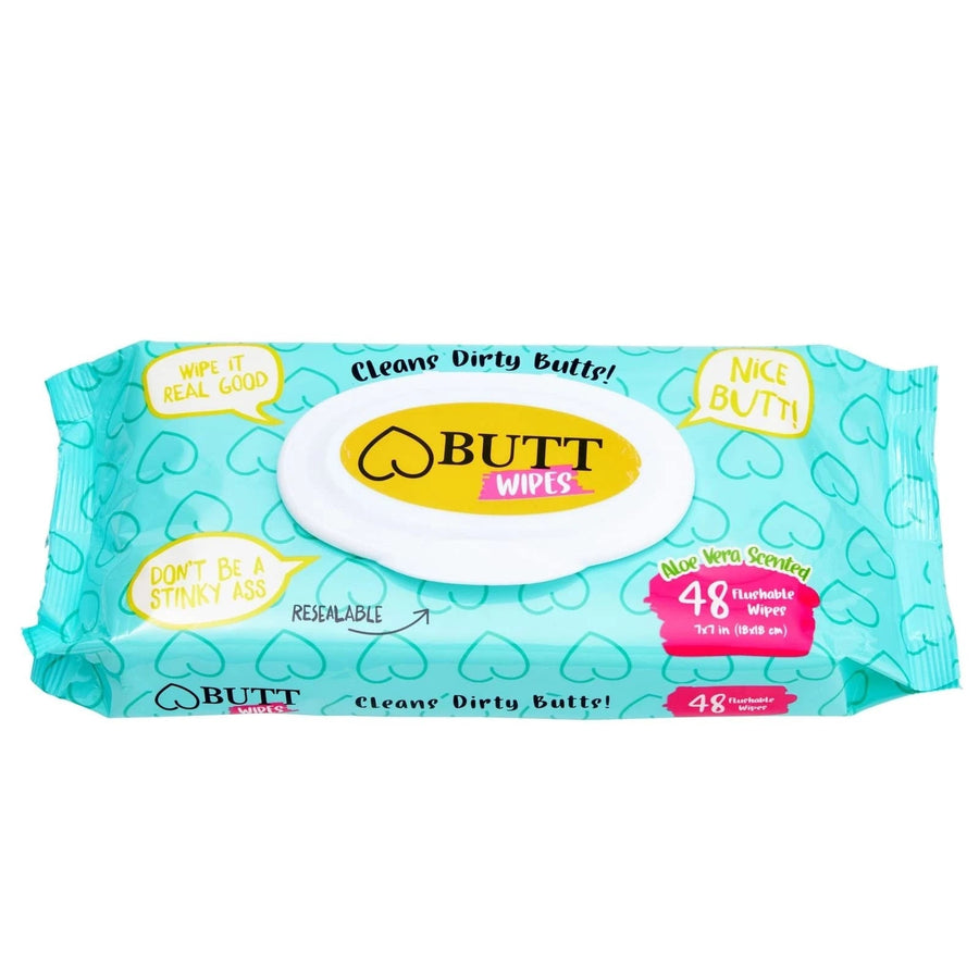Flushable Butt Wipes - 10 Pack (Aloe Vera Scented) - liquidation.store
