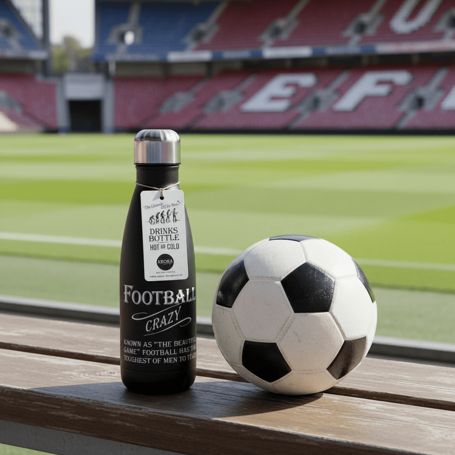 Football Crazy Insulated Water Bottle Hot or Cold 500ml - liquidation.store
