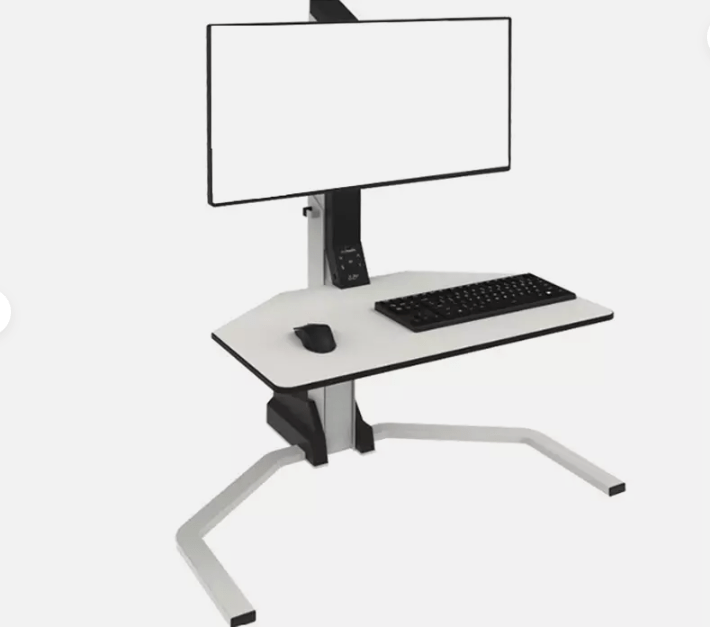 Freedom Dual Screen Sit Stand Electric Riser Desk Converter - liquidation.store