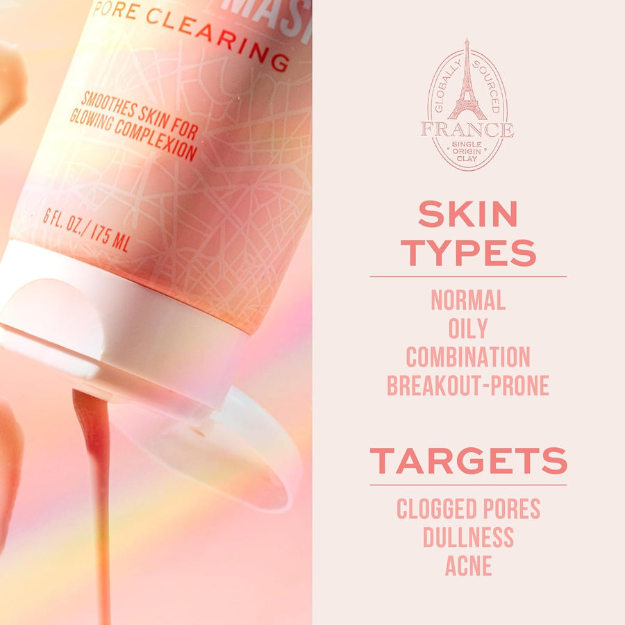 Freeman French Pink Clay Pore Cleansing Peel Off Mask - 175ml - liquidation.store