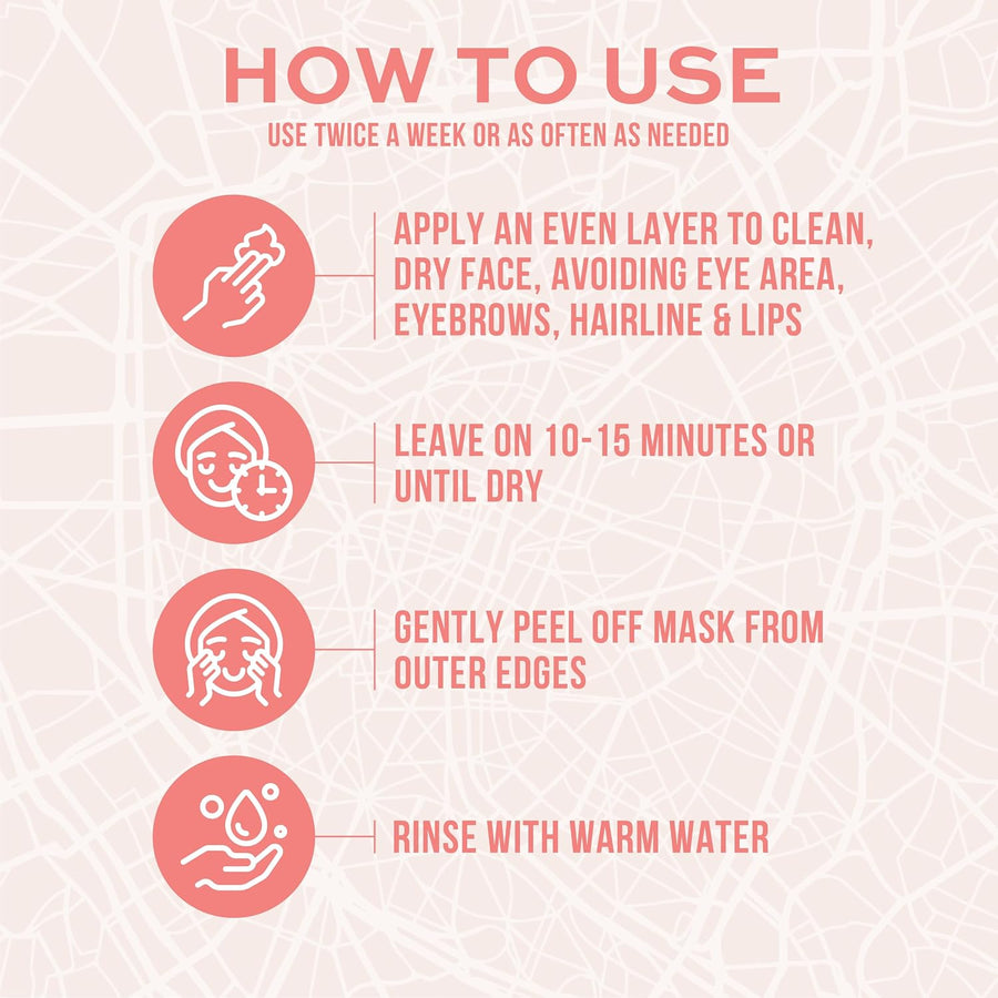 Freeman French Pink Clay Pore Cleansing Peel Off Mask - 175ml - liquidation.store