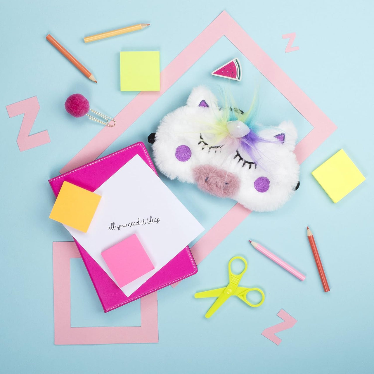Fringo Unicorn Children's Plush Eye Mask - liquidation.store