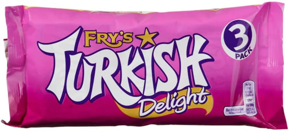 Fry's Turkish Delight | Classic Rose - Flavoured Chocolate Treats - 12x3x51g - liquidation.store