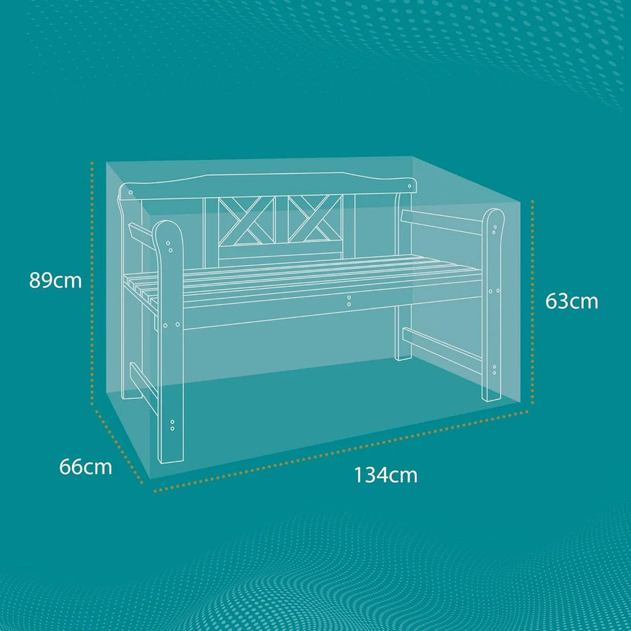 Garden & Home Co Premium 2 Seater Garden Bench Cover - liquidation.store