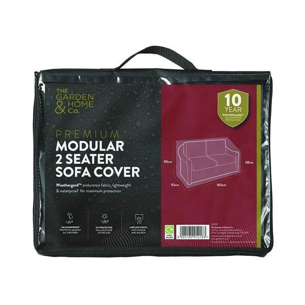 Gardman Modular 2 Seater Garden Sofa Cover - Grey - liquidation.store