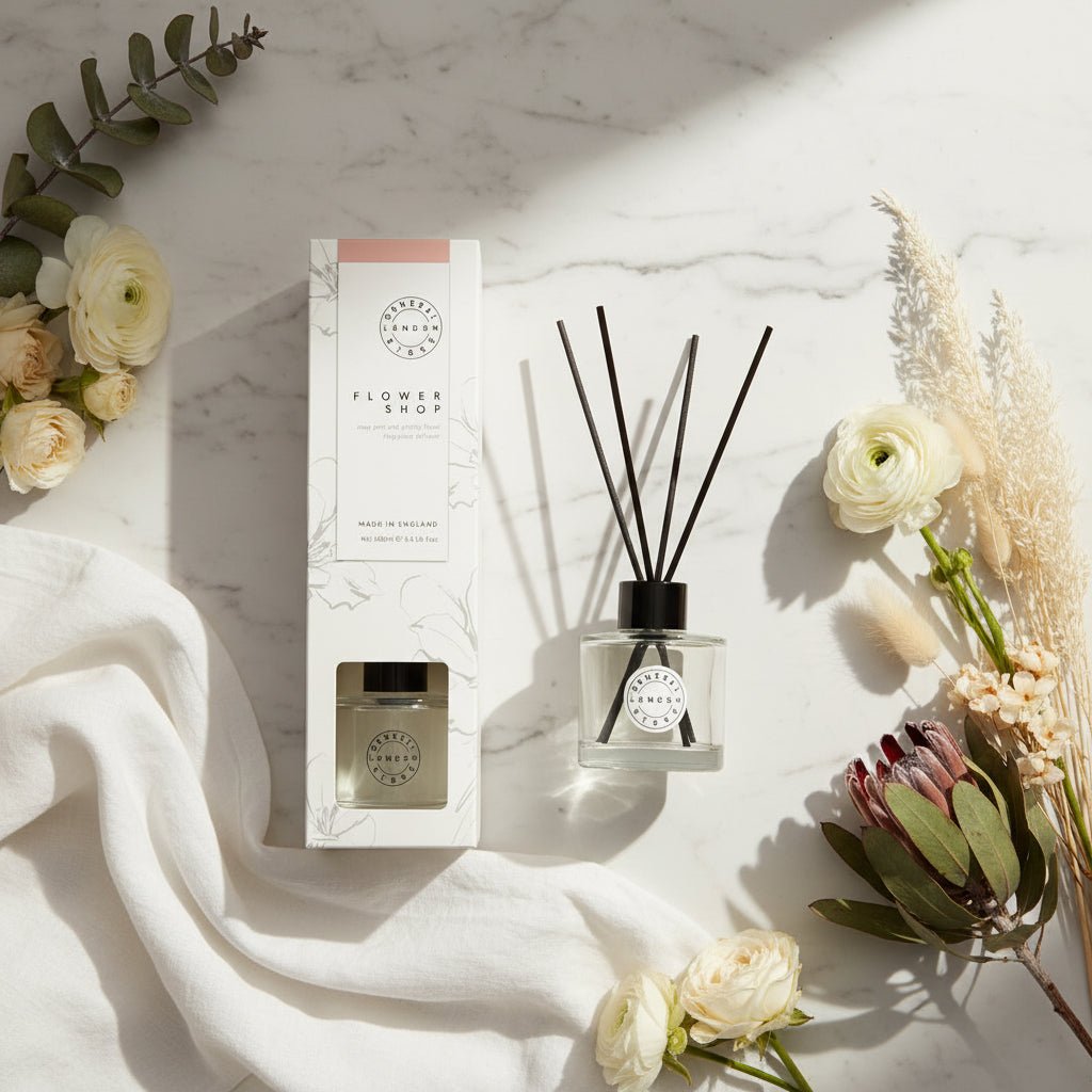 General Store Floral Scented Diffuser 100ml Rose Pink - liquidation.store