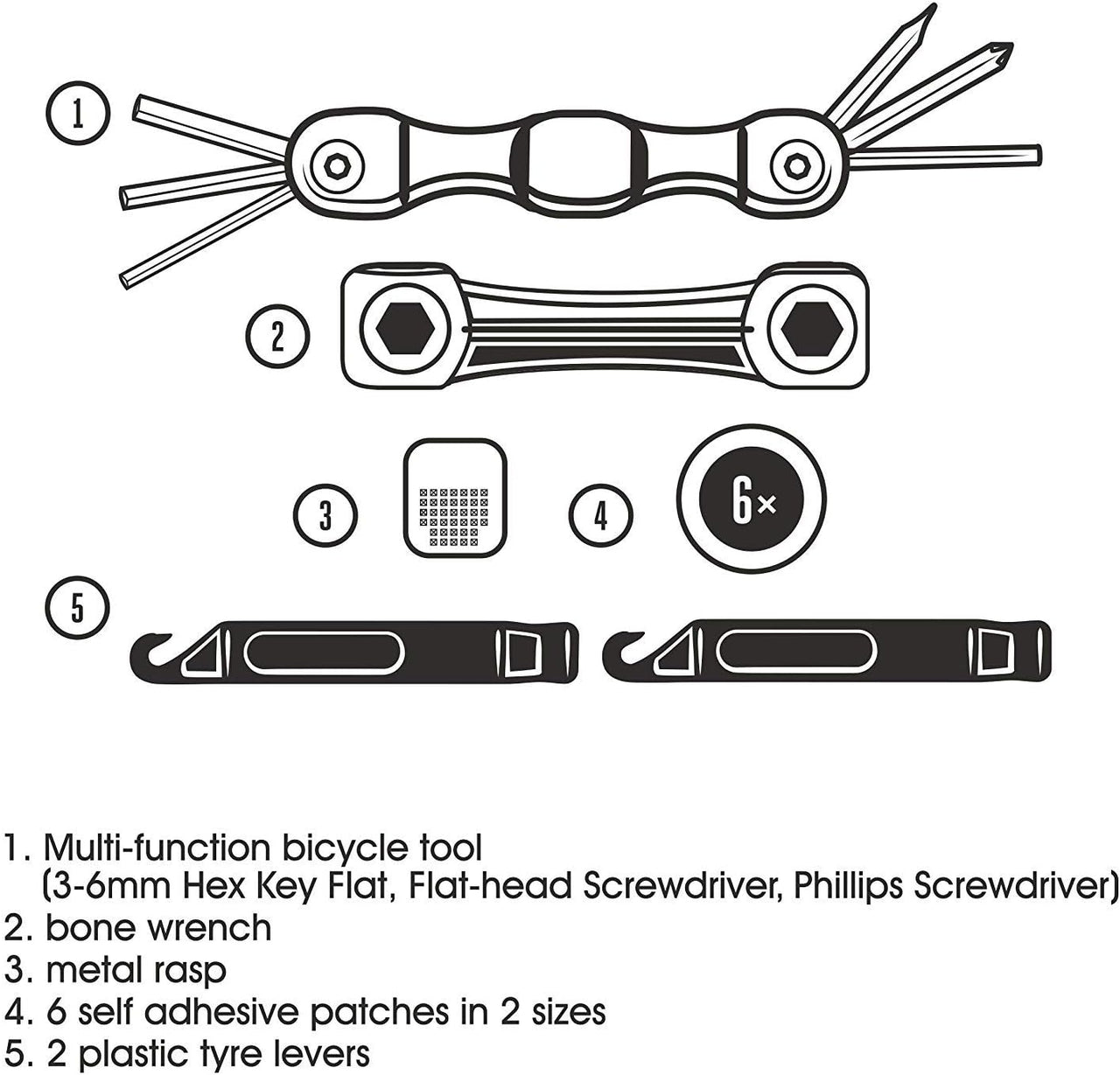 Gentlemen's Hardware Unisex Bike Bicycle Repair Kit - liquidation.store