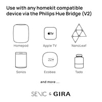 Thumbnail for GIRA + Senic Friends of Hue Smart Switch - Philips Hue - Black - liquidation.store