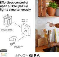 Thumbnail for GIRA + Senic Friends of Hue Smart Switch - Philips Hue - White - liquidation.store