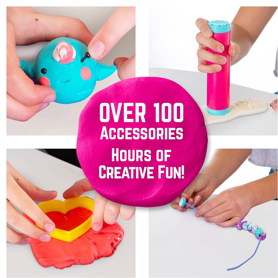 GirlZone Air Dry Clay Ultimate Craft Kit for Kids - liquidation.store