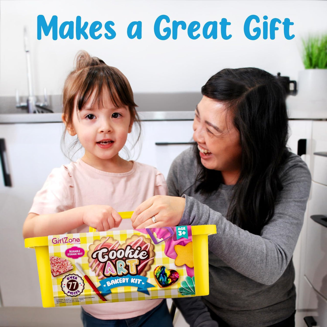 GirlZone Cookie Art Bakery Kit - Decorate Cookies Using Baking Accessories - liquidation.store