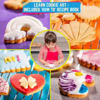 Thumbnail for GirlZone Cookie Art Bakery Kit - Decorate Cookies Using Baking Accessories - liquidation.store