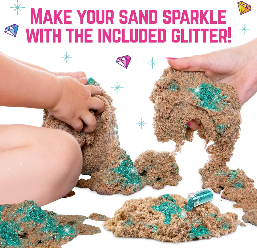 GirlZone Mermaid Treasures Play Sand Kit - liquidation.store