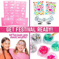 Thumbnail for GirlZone Unicorn and Jewels Face Painting Kit - liquidation.store