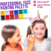 Thumbnail for GirlZone Unicorn and Jewels Face Painting Kit - liquidation.store