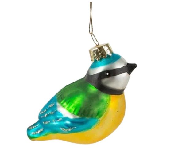 Glass British Birds Christmas Glass Bauble Assorted - Set of 6 - liquidation.store