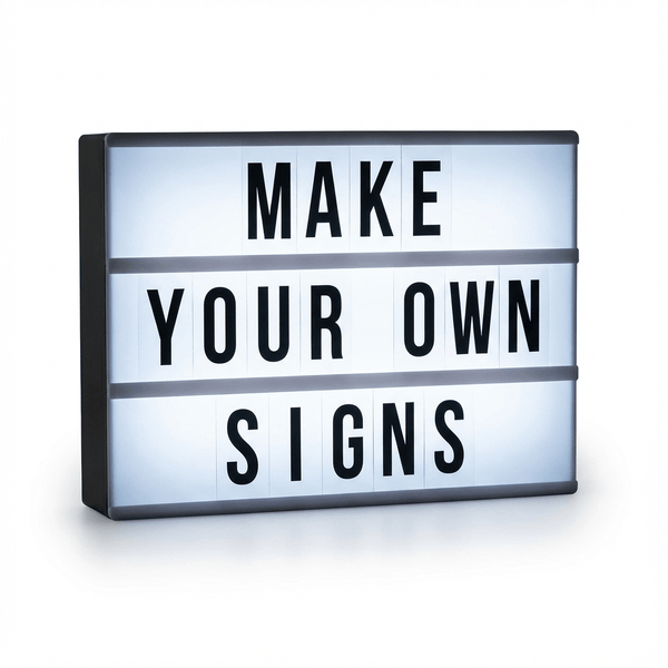 Globrite A3 Cinematic Light Box Inc 80 Letters & Symbols - liquidation.store