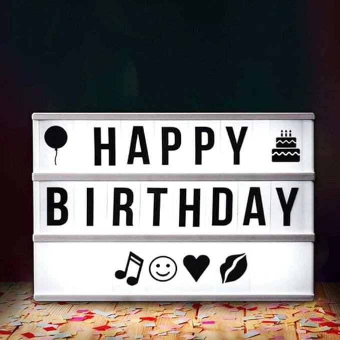 Globrite A3 Cinematic Light Box Inc 80 Letters & Symbols - liquidation.store