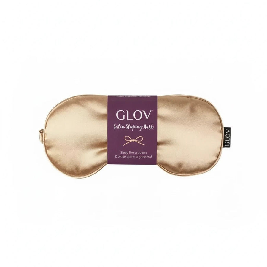 GLOV Satin Sleeping Mask - Gold - liquidation.store