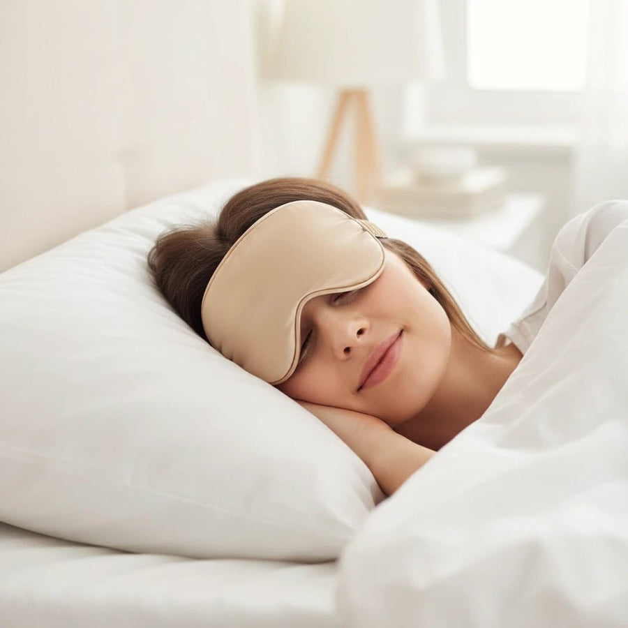 GLOV Satin Sleeping Mask - Gold - liquidation.store