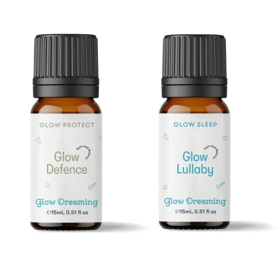 Glow Dreaming Baby Aromatherapy Bundle for Humidifier – Defence + Lullaby Oils - liquidation.store