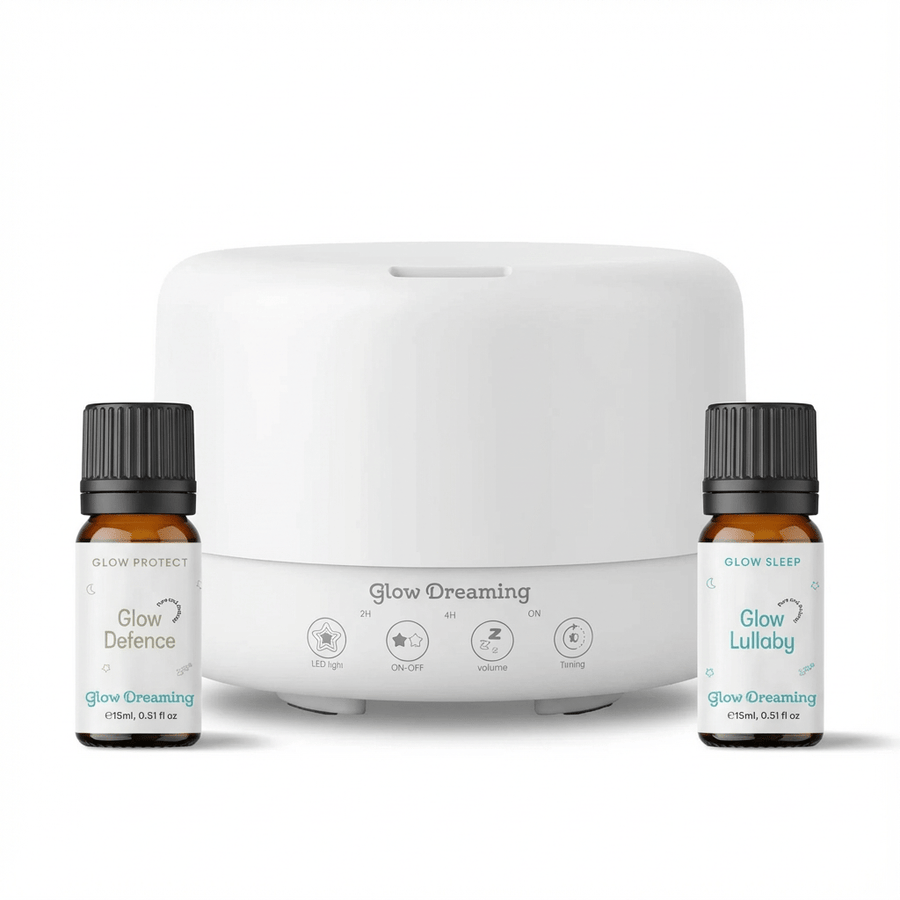 Glow Dreaming Child Sleep Aid Bundle – Original Machine with Glow Defence & Lullaby Oils - liquidation.store