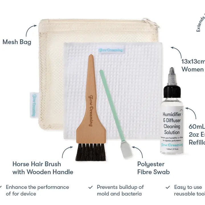 Glow Humidifier & Diffuser Cleaning Kit - liquidation.store