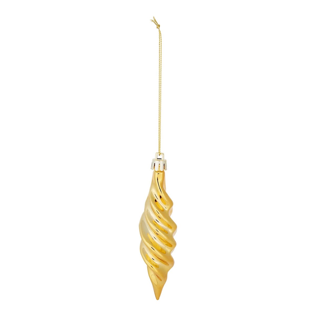 Gold effect Plastic Hanging decoration set - Pack of 40 - liquidation.store