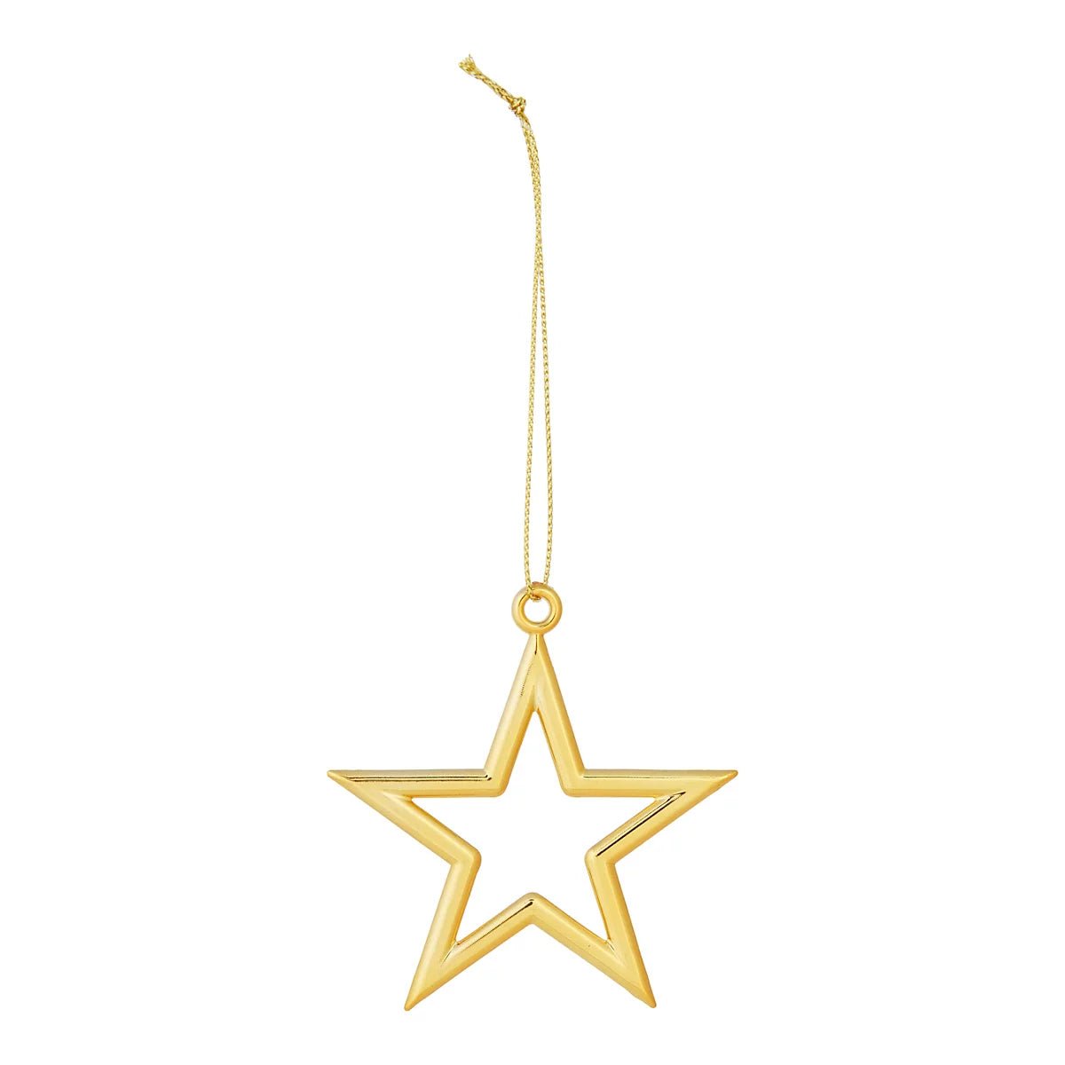 Gold effect Plastic Hanging decoration set - Pack of 40 - liquidation.store