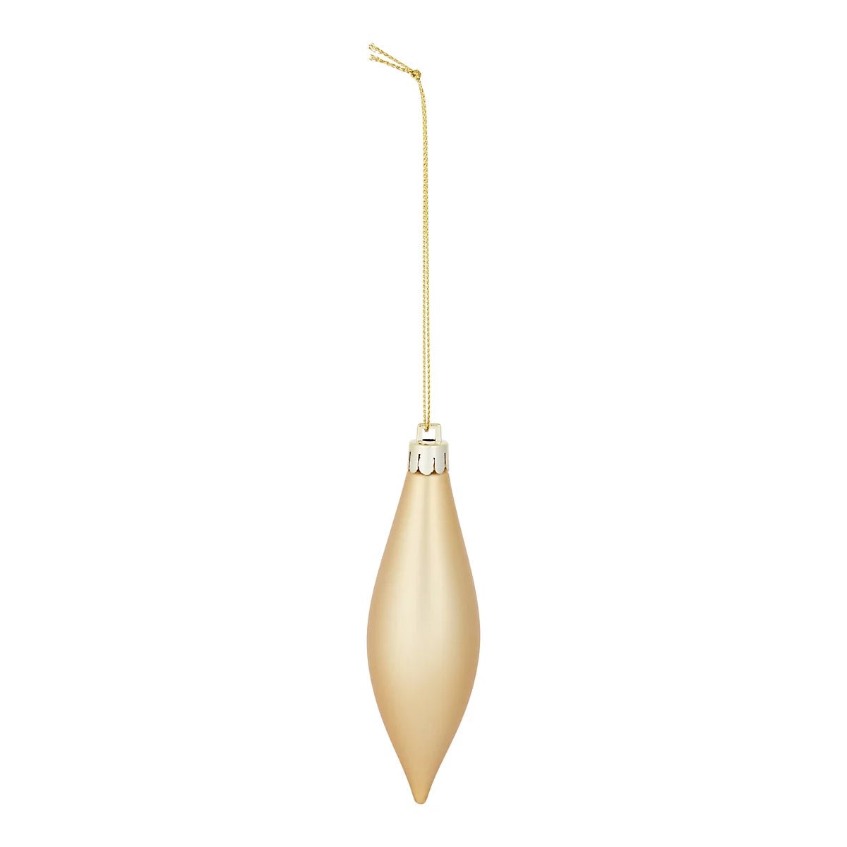 Gold effect Plastic Hanging decoration set - Pack of 40 - liquidation.store