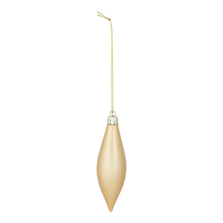 Gold effect Plastic Hanging decoration set - Pack of 40 - liquidation.store