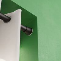 Thumbnail for GoodHome Araxos Matt Black Extendable Single Curtain Pole Set - liquidation.store