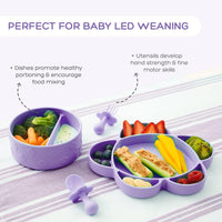 Thumbnail for grabease Baby Feeding Set - Lavender - liquidation.store